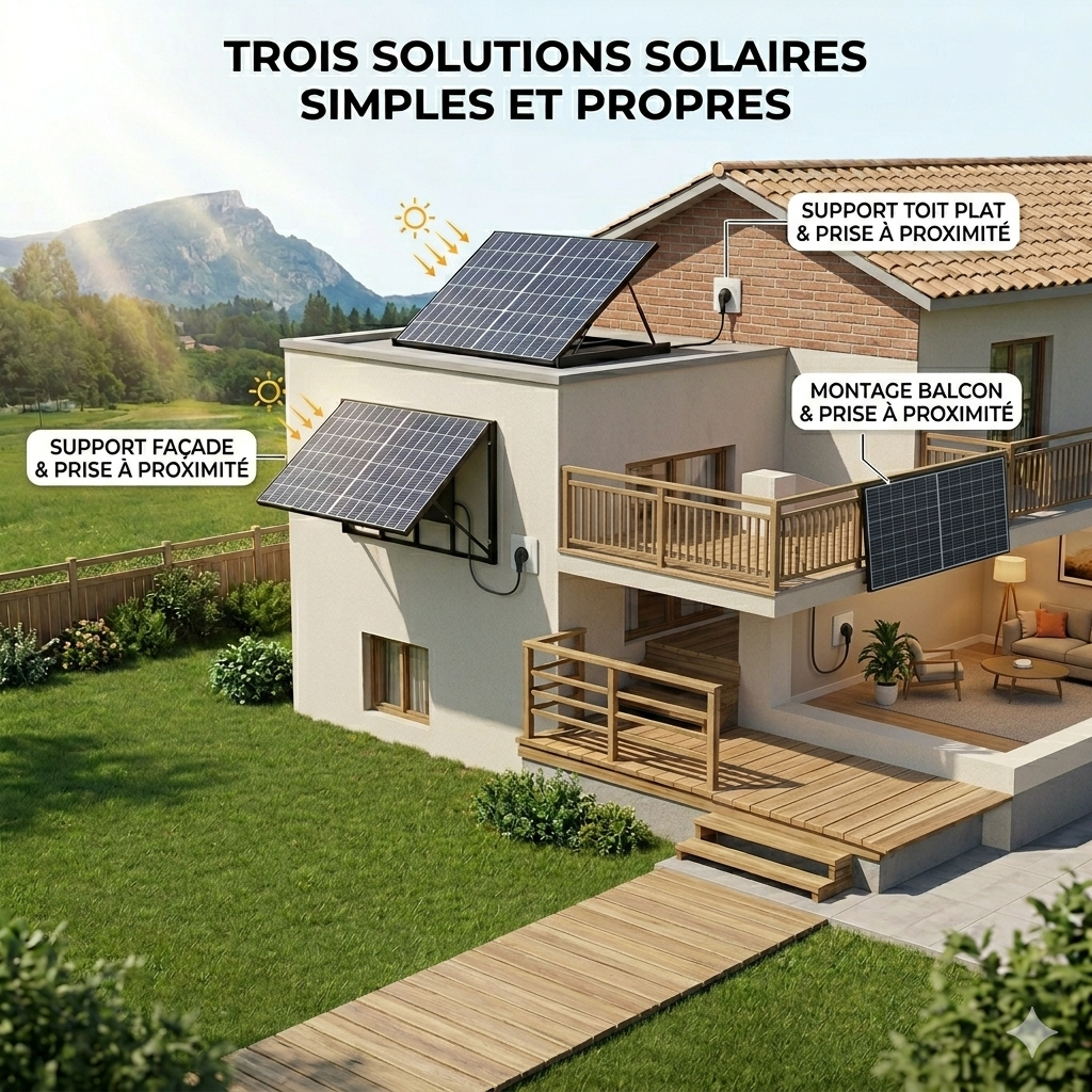 🏠 Trois solutions d'installation