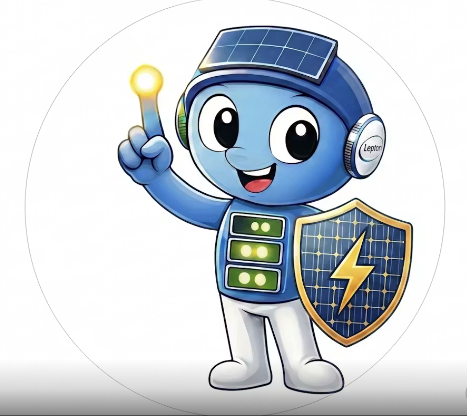 Mascotte Léo Lepton